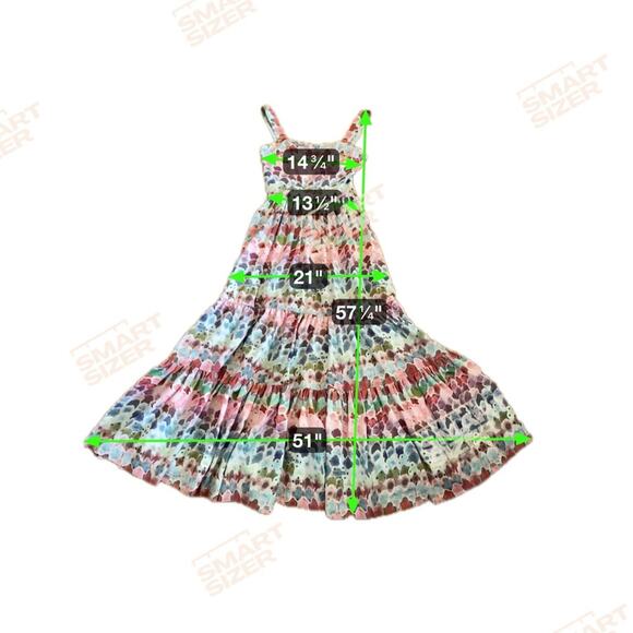 Alexis $509 Galia Dress Crepe in Water Abstract Print Maxi size XS - Picture 3 of 5